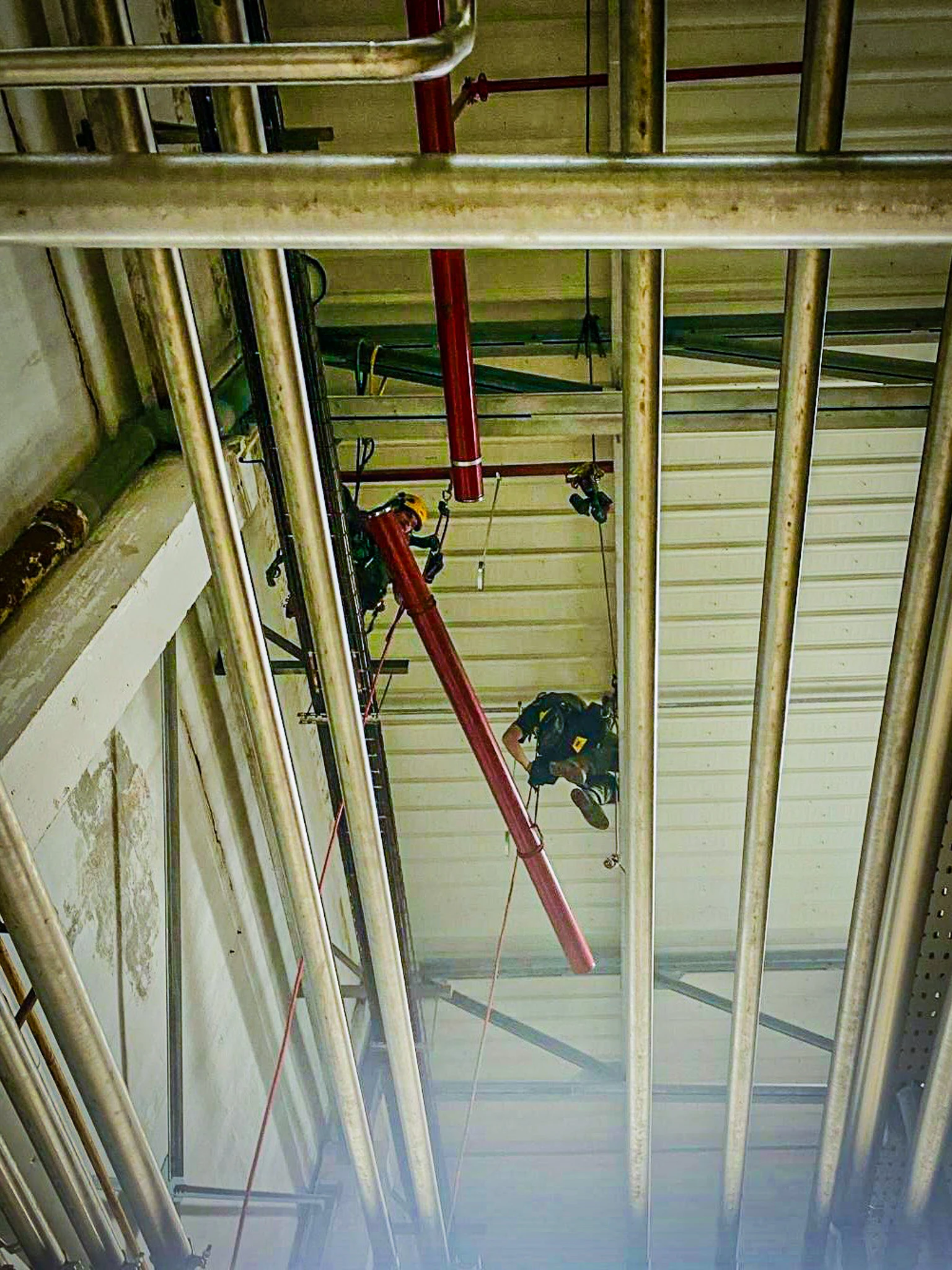 Intervention de cordistes MS Access pour sprinklers en pleine production chez AAI VIELLE ST GIRONS à Toulouse (industrie) – 3